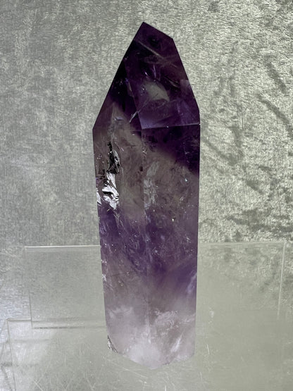 Phantom Amethyst Tower. Gorgeous Amethyst With Amazing Rainbows. High Quality Rare Crystal.