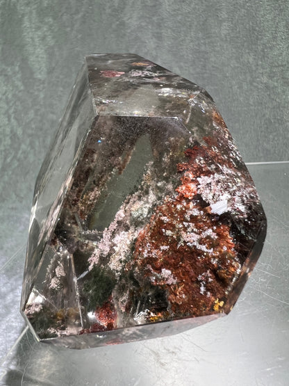 Garden Quartz Polished Freeform. Beautiful Four Seasons Landscape. High Quality Crystal.