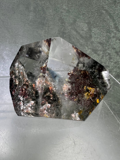 Garden Quartz Polished Freeform. Very Colorful Four Seasons Landscape. High Quality Crystal.