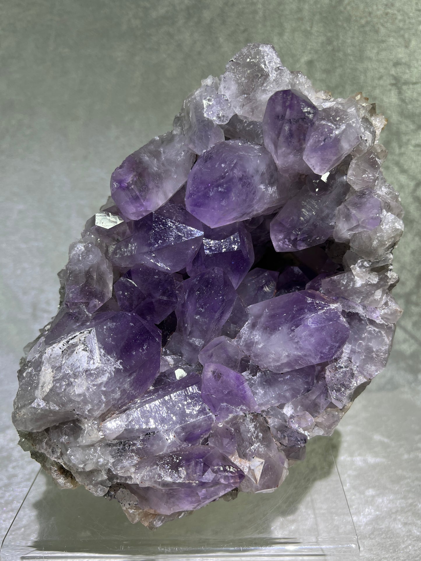 Jacaranda Amethyst Cluster. XL Amethyst Specimen From Zambia. High Quality Display Crystal.