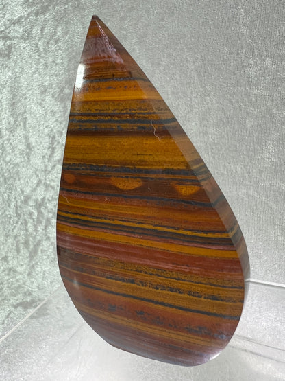 Tiger Iron Crystal Flame. Gorgeous Rare Display Flame With Amazing Flash.