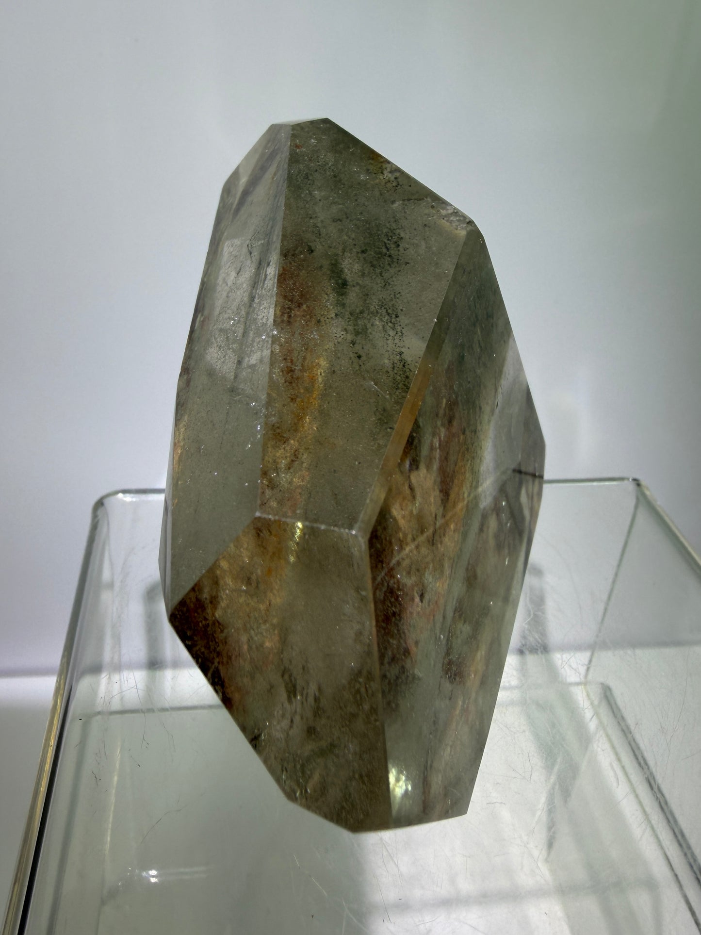 Garden Quartz Polished Freeform. Beautiful Pastel Landscape. High Quality Crystal.