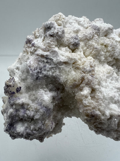 Selenite With Druzy Fluorite. Gorgeous Mineral Specimen From Mexico. UV Reactive Display Crystal.