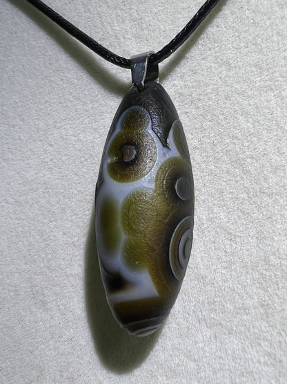 Gobi Agate Pendant. Colorful Gobi Desert Agate. World Famous Rare Botryoidal Chalcedony. Very Unique Crystal Necklace!