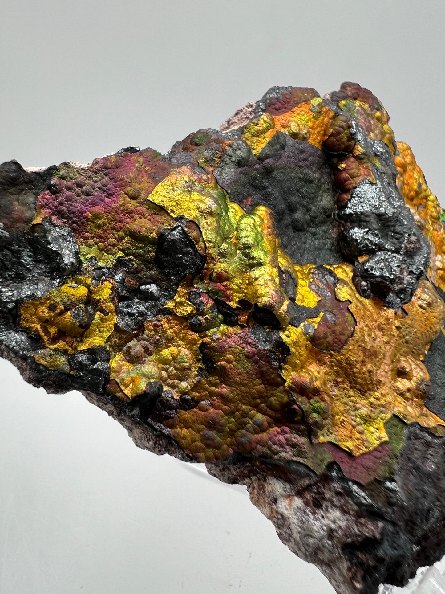 Turgite From Chihuahua, Mexico. Stunning Iridescent Rainbow Flash. Amazing Hematite Goethite Mineral Specimen.