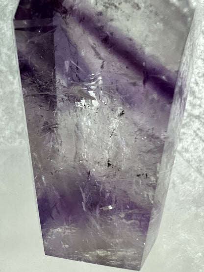 Phantom Amethyst Tower. Rare Amethyst With Amazing Rainbows. High Quality Beautiful Crystal.