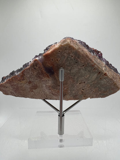 Auralite Crystal Specimen. Very Rare Brazilian Red Amethyst Cluster. Beautiful High Quality Specimen.