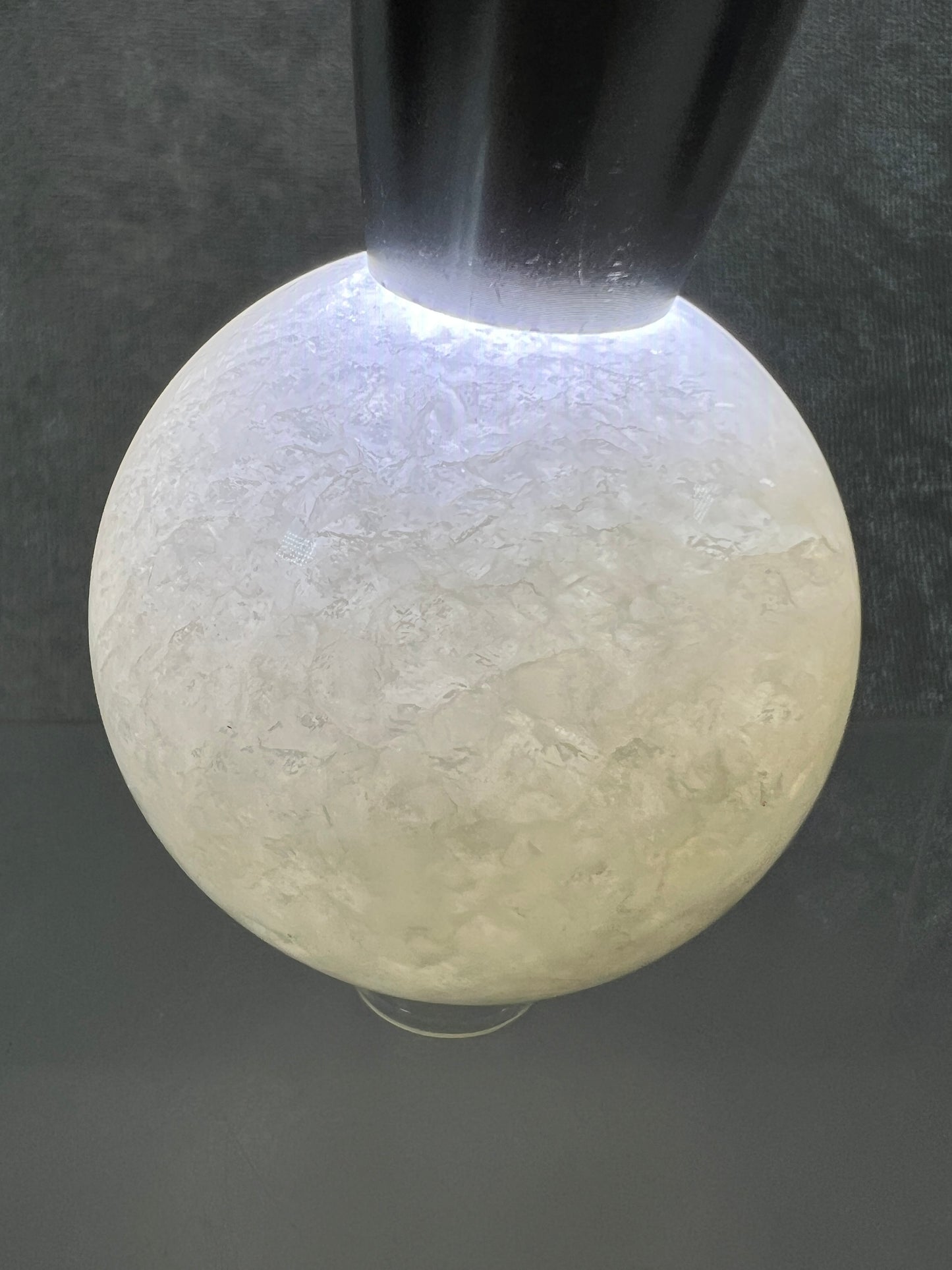 White Moonstone Crystal Sphere. Amazing Moonstone With A Stunning Blue Flash. High Quality Rare Display Sphere