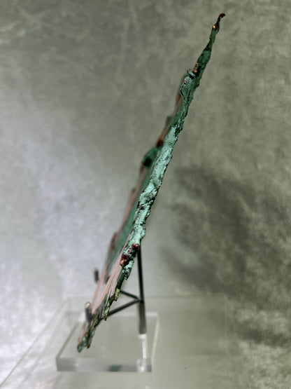 Copper Splash Freeform Sculpture. Amazing Copper Art. One Of A Kind Mineral Display