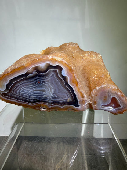 Sashe River Agate Freeform. Incredible Semi Polished Freeform From Zimbabwe. High Quality Rare Display Crystal