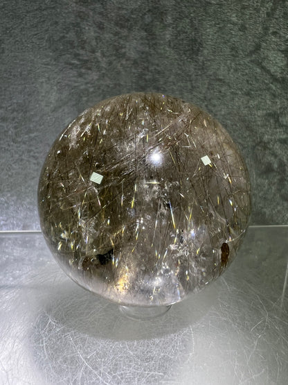 Rutile Quartz Sphere. 56mm. High Quality Golden Rutilated Quartz. Gorgeous Display Sphere