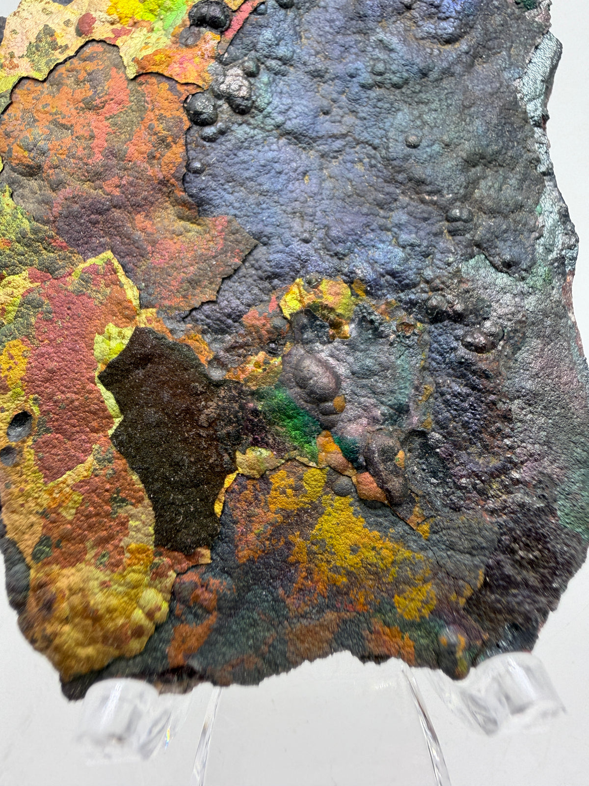 Turgite From Chihuahua, Mexico. Stunning Iridescent Rainbow Flash. Amazing Hematite Goethite Mineral Specimen.