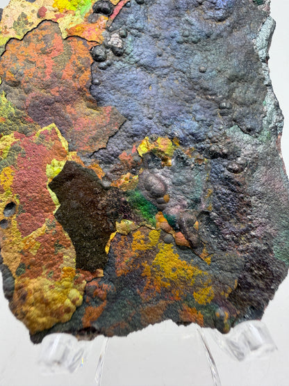 Turgite From Chihuahua, Mexico. Stunning Iridescent Rainbow Flash. Amazing Hematite Goethite Mineral Specimen.
