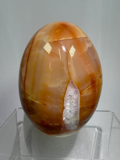 Carnelian Polished Freeform. Stunning Agate From Madagascar. Amazing Colors On This High Quality Crystal