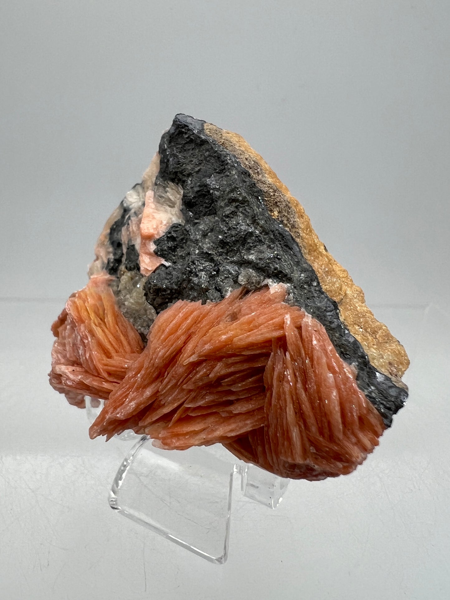 Barite And Cerussite With Galena Specimen. Beautiful UV Display Crystal.