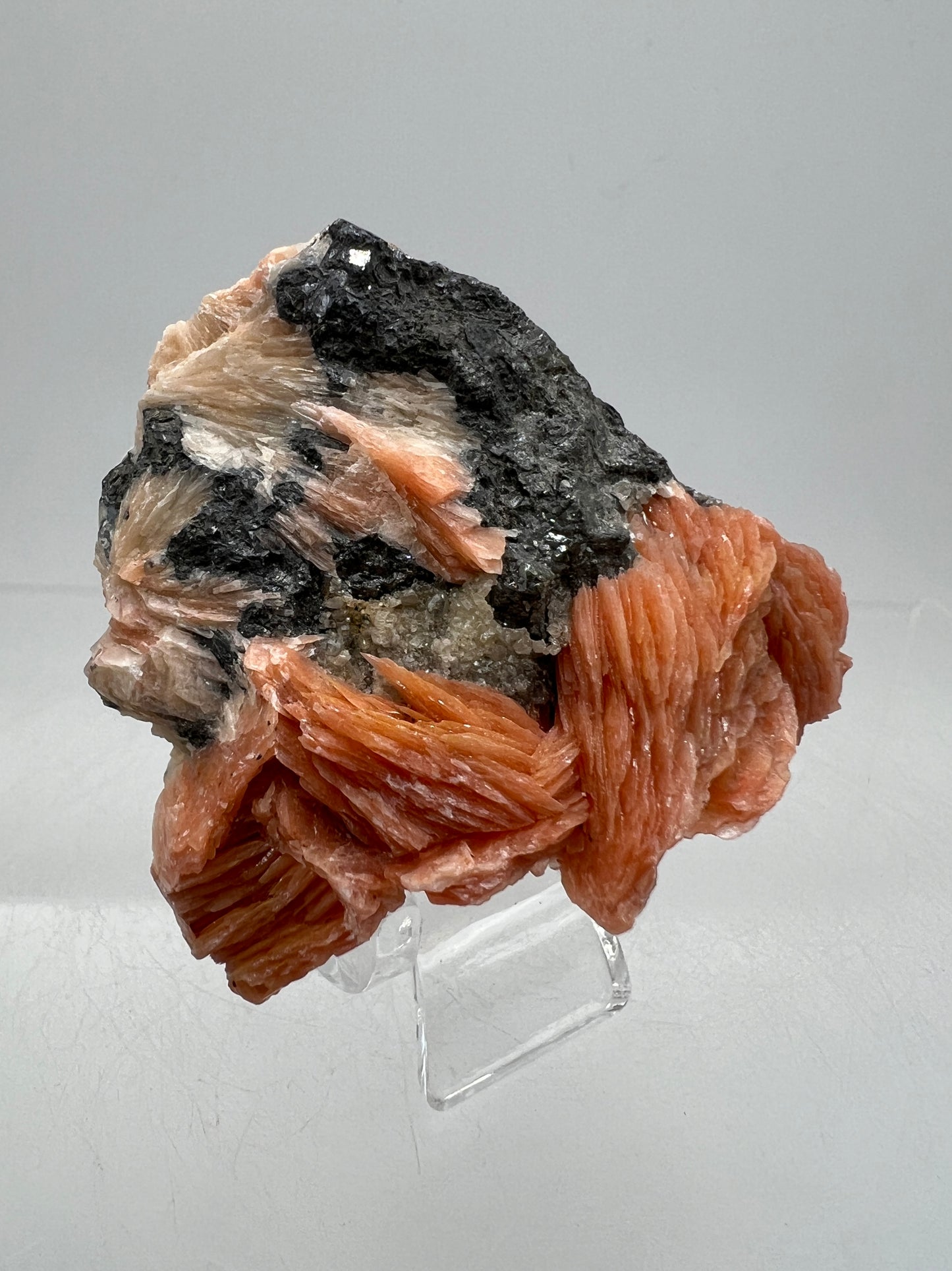 Barite And Cerussite With Galena Specimen. Beautiful UV Display Crystal.