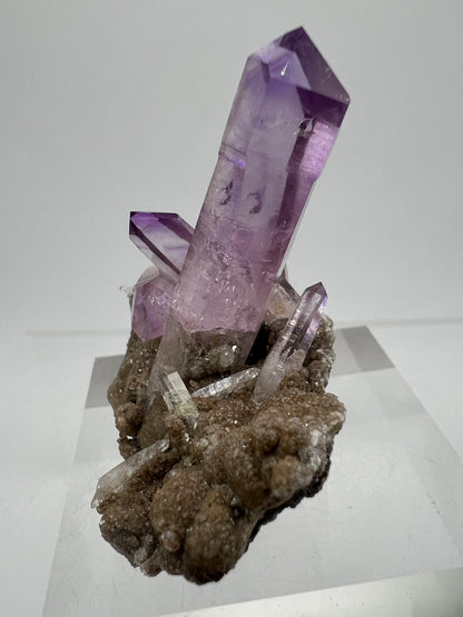 Veracruz Amethyst Display Cluster. Gorgeous Deep Purple High Quality Specimen. World Famous Rare Amethyst