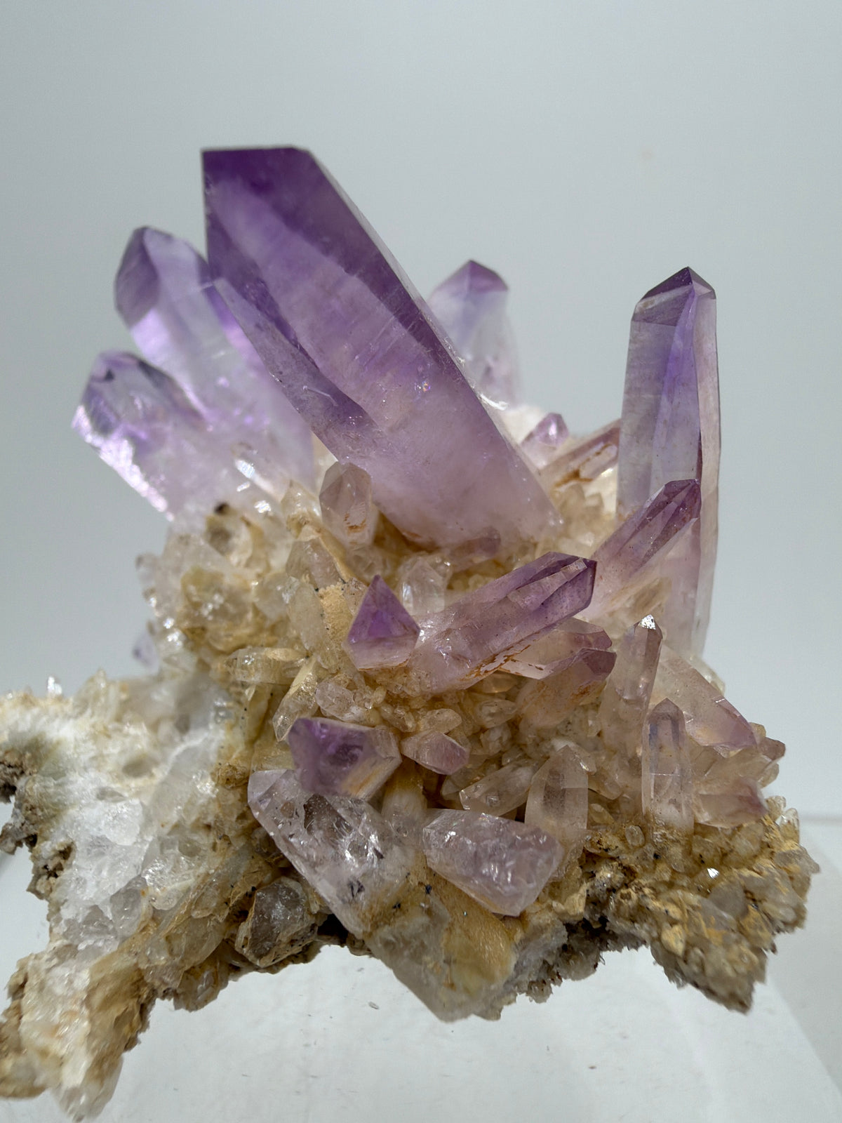 Veracruz Amethyst Display Cluster. Beautiful Dark Purple Specimen. World Famous Rare Amethyst
