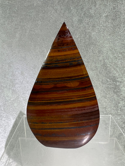 Tiger Iron Crystal Flame. Gorgeous Rare Display Flame With Amazing Flash.