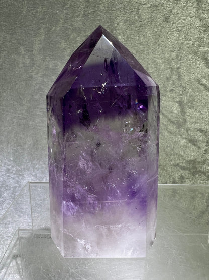 Phantom Amethyst Tower. Gorgeous Amethyst With Amazing Rainbows. High Quality Rare Crystal.