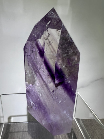 Phantom Amethyst Tower. Rare Amethyst With Amazing Rainbows. High Quality Beautiful Crystal.