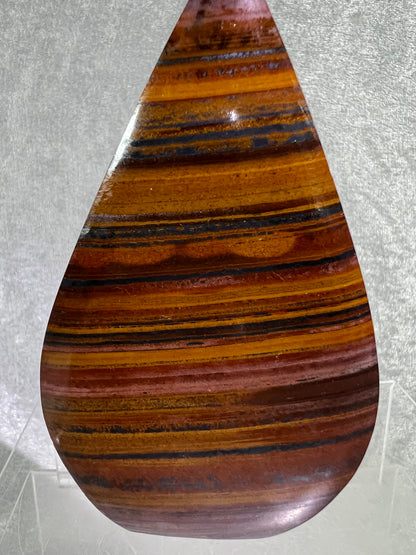 Tiger Iron Crystal Flame. Gorgeous Rare Display Flame With Amazing Flash.