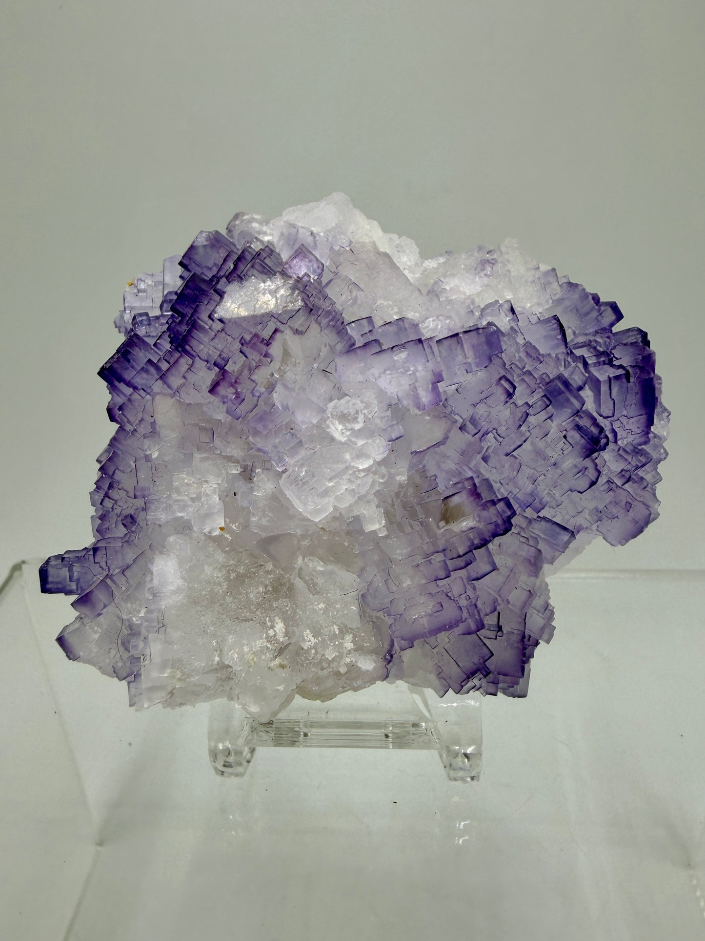Muzquiz Purple Fluorite Specimen. Rare Mexican Fluorite Specimen. Gorgeous Collectible Display Crystal
