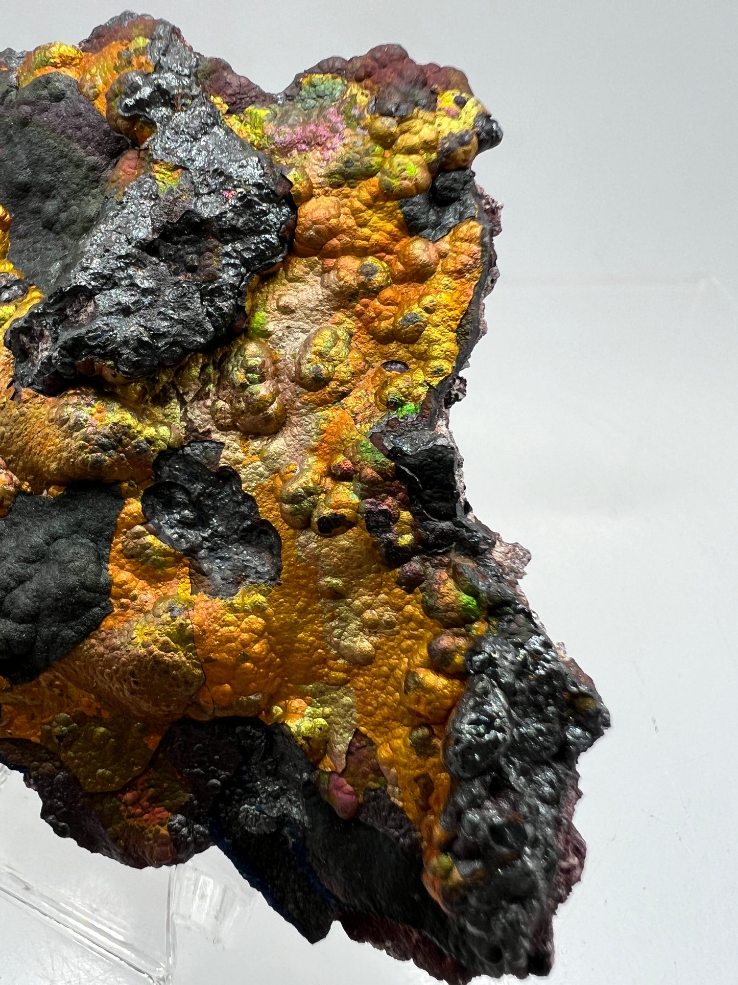 Turgite From Chihuahua, Mexico. Stunning Iridescent Rainbow Flash. Amazing Hematite Goethite Mineral Specimen.