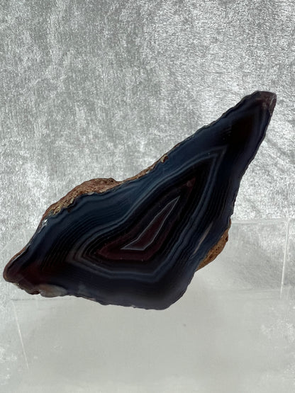Red Sashe River Agate Freeform. Incredible Semi Polished Freeform From Zimbabwe. High Quality Rare Display Crystal