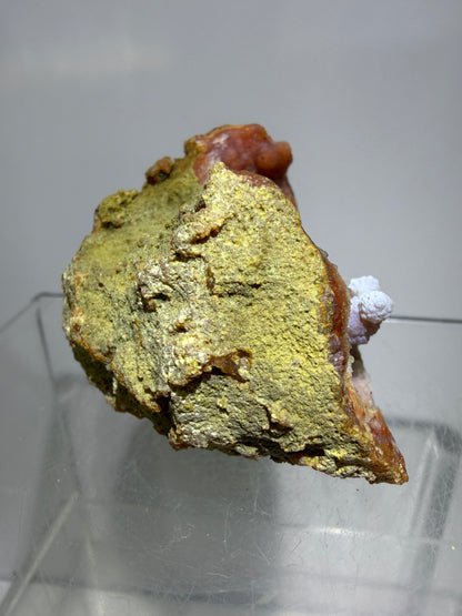 Pink Chalcedony Geode. High Quality Sugar Druzy Specimen From Morocco. Stunning Display Crystal