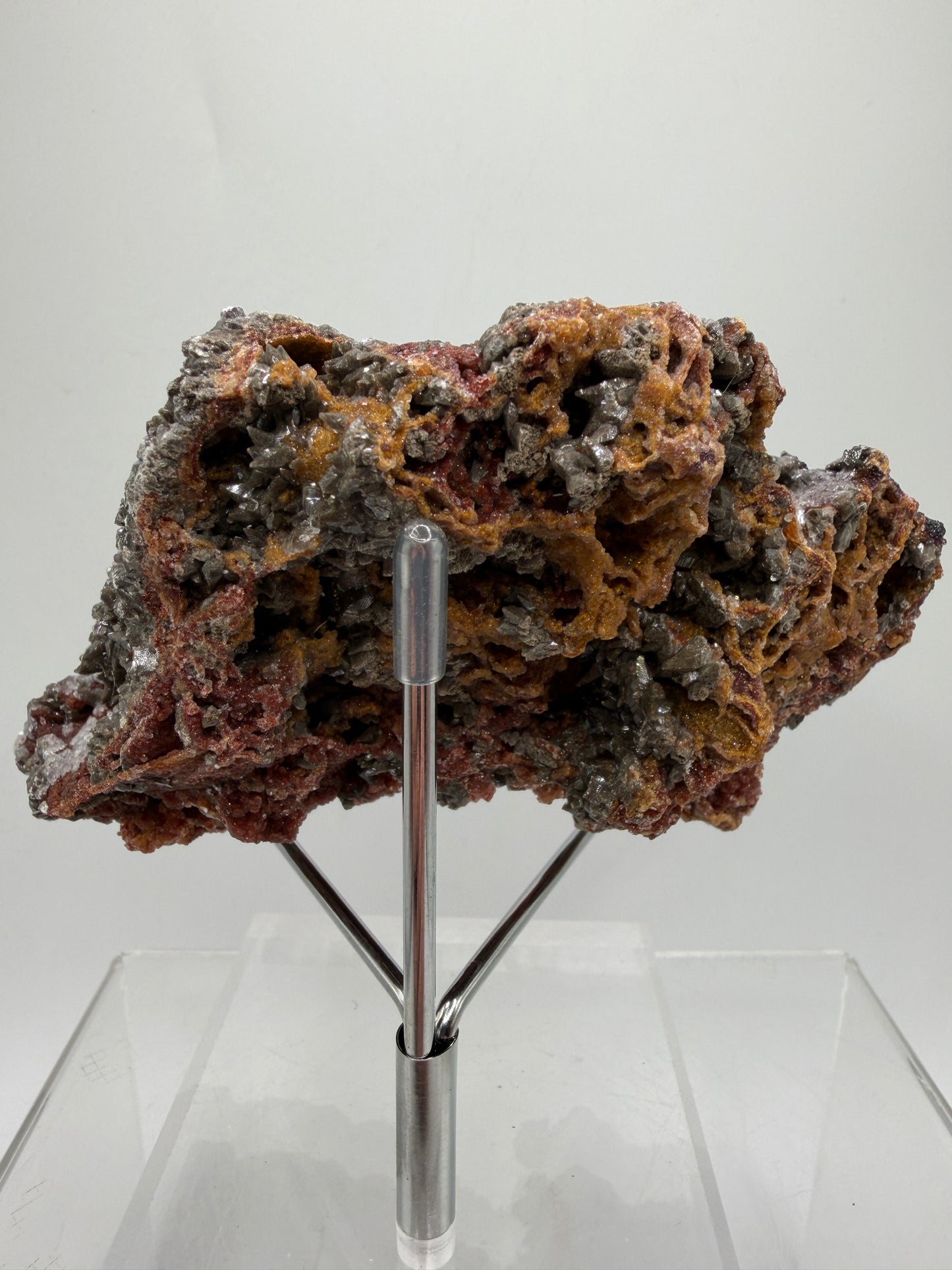 Dogtooth Calcite Specimen. Gorgeous High Quality Mineral From Mexico. Amazing Rare Colors And Clusters