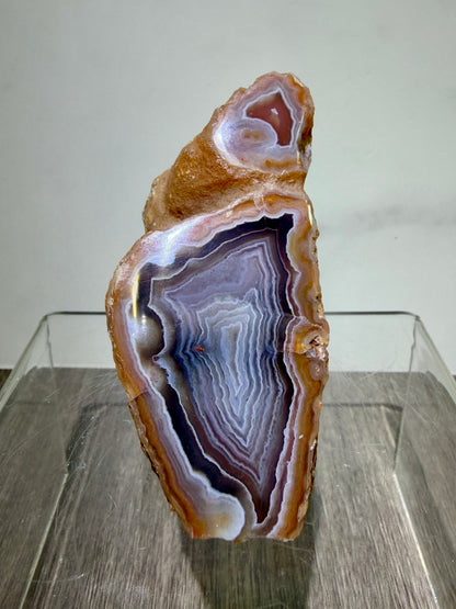 Sashe River Agate Freeform. Incredible Semi Polished Freeform From Zimbabwe. High Quality Rare Display Crystal