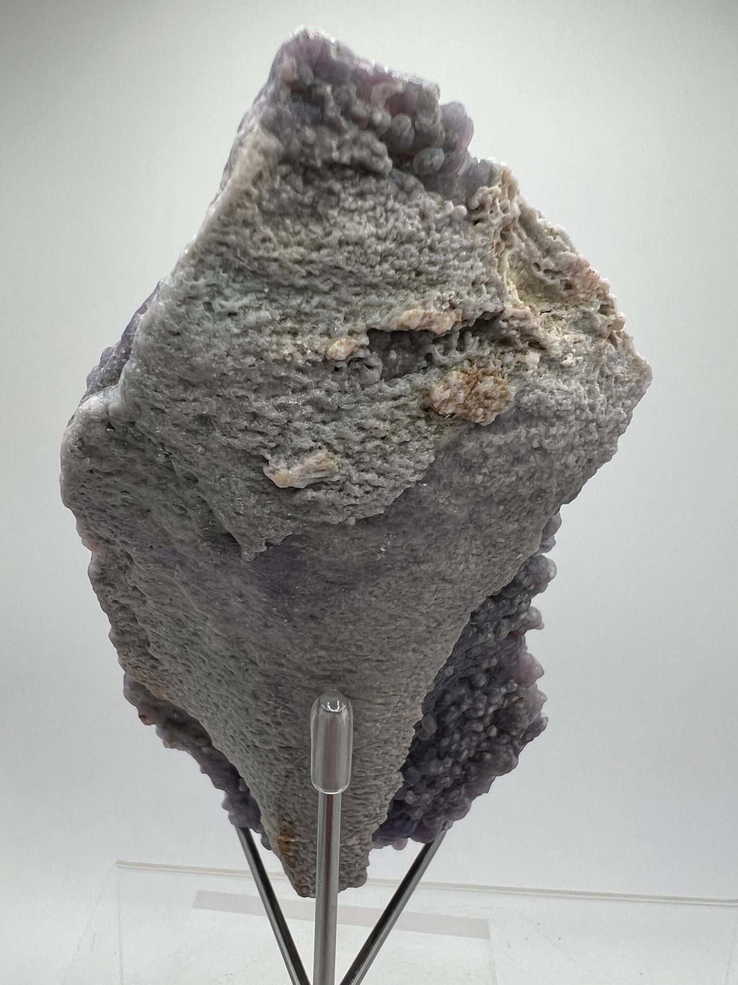 Grape Agate Crystal Specimen. Beautiful Botryoidal Clusters. Amazing Colorful Mineral Specimen From Indonesia.