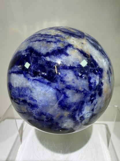 Sodalite Crystal Sphere. 74mm. Beautiful Sodalite From Namibia. Gorgeous Display Crystal.