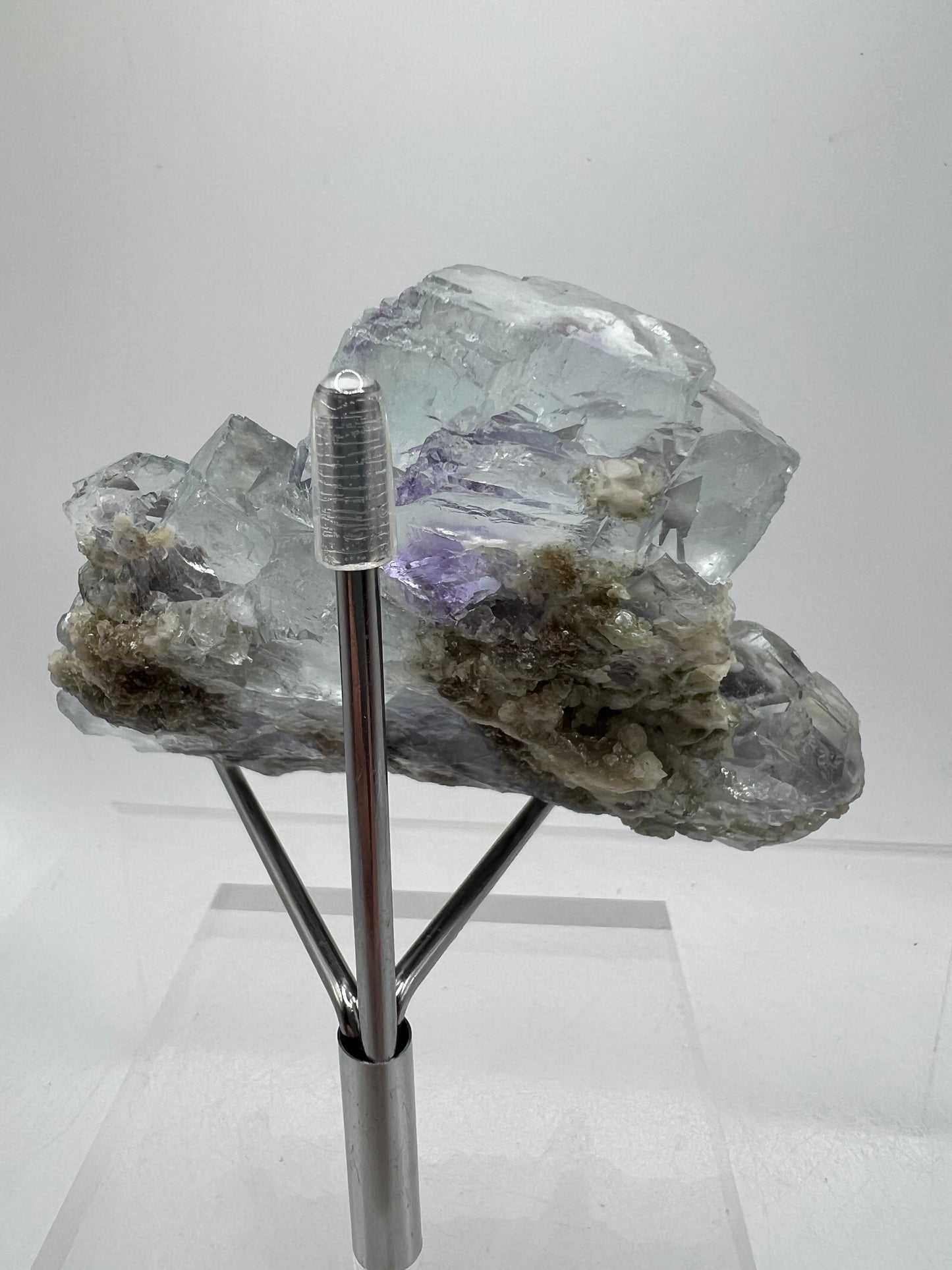 Fluorite Display Specimen. World Famous Yaogangxian Fluorite Cubes. Amazing Clear Porcelain Fluorite Cubes. High Quality Mineral Specimen.