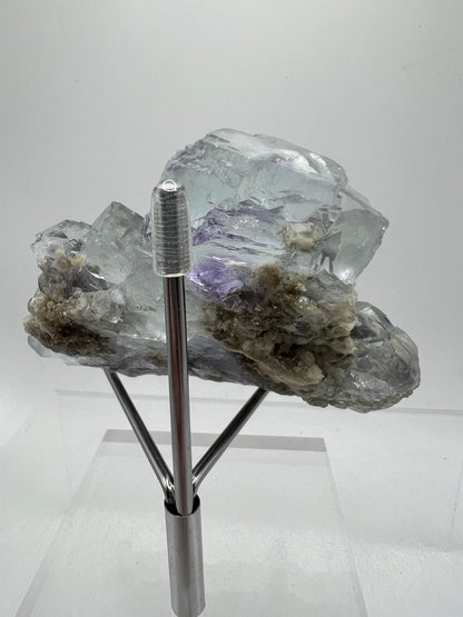 Fluorite Display Specimen. World Famous Yaogangxian Fluorite Cubes. Amazing Clear Porcelain Fluorite Cubes. High Quality Mineral Specimen.