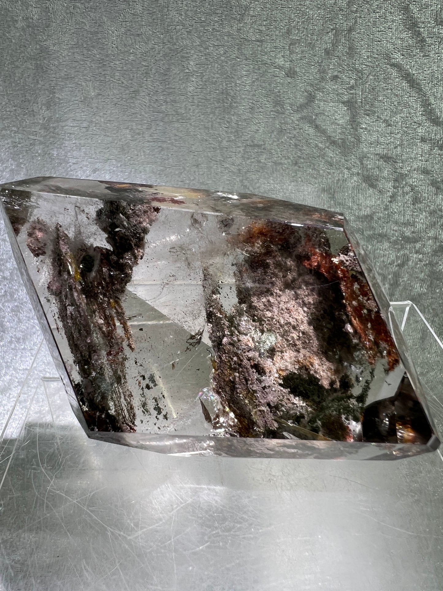 Garden Quartz Polished Freeform. Beautiful Four Seasons Landscape. High Quality Crystal.