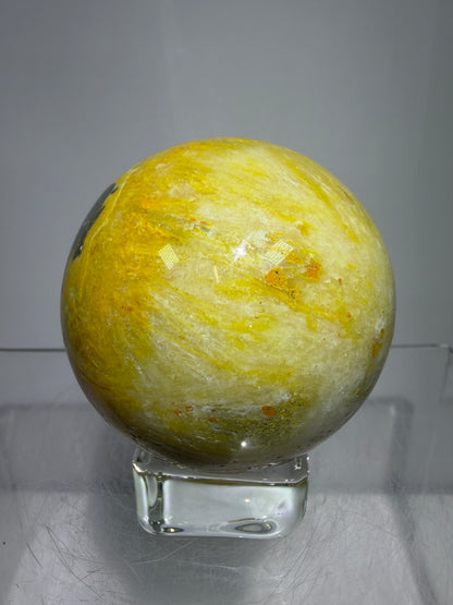 Bumble Bee Jasper Sphere. 50mm. Beautiful Colors And Patterns. Amazing Rare Crystal.