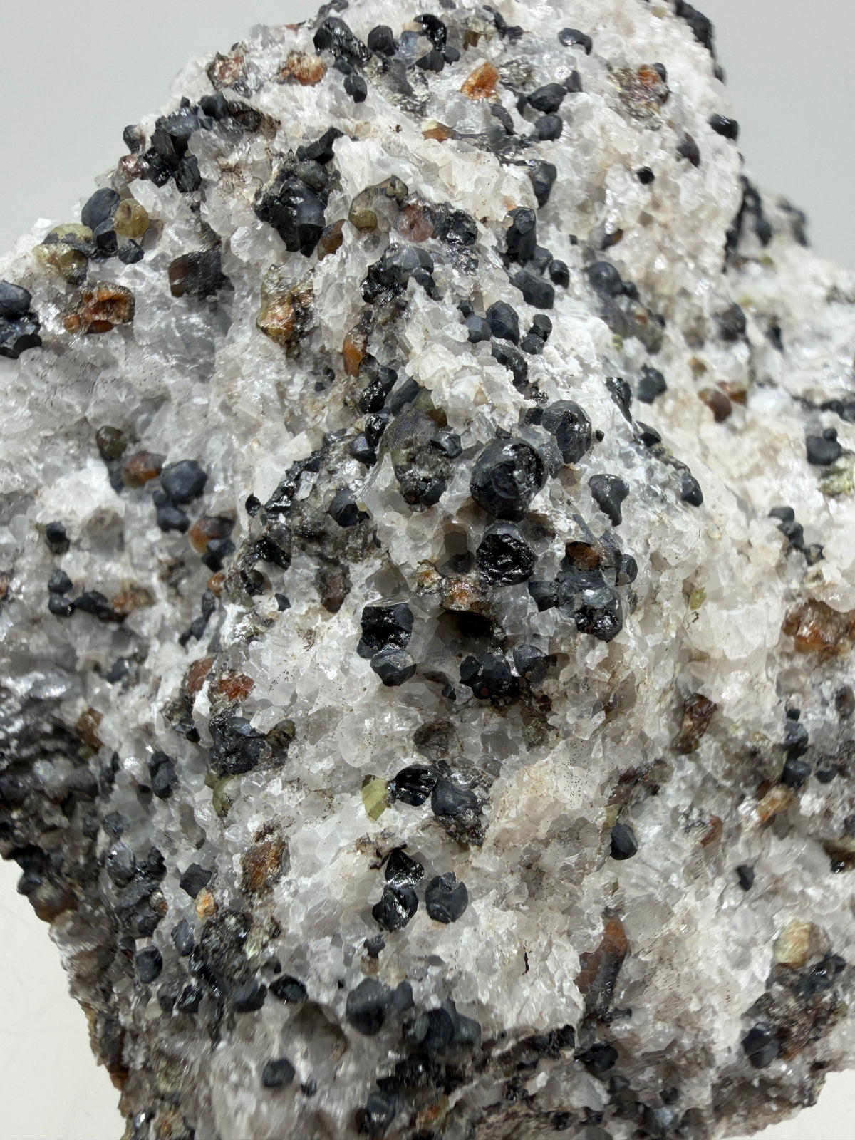Franklinite, Willemite, And Calcite UV Specimen. Beautiful UV Reactive Crystals With Stunning Colors. High Quality Display Crystal