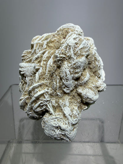 Selenite Desert Rose Specimen. Very Unique Gypsum Cluster.