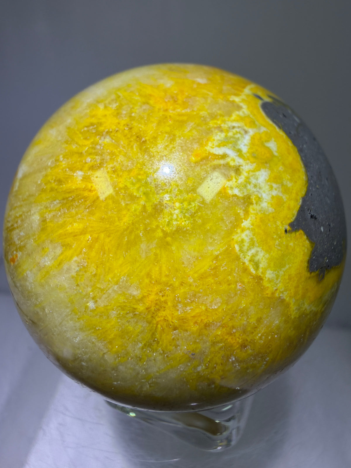 Bumble Bee Jasper Sphere. 50mm. Beautiful Colors And Patterns. Amazing Rare Crystal.