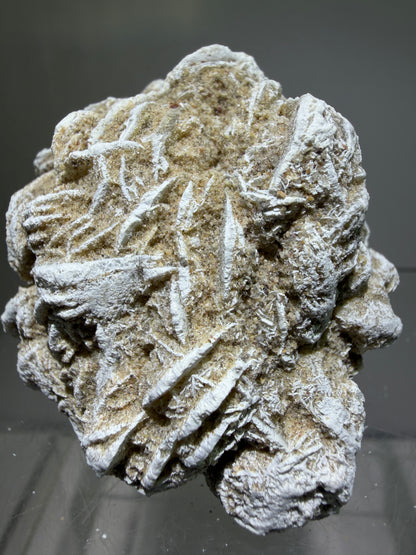 Selenite Desert Rose Specimen. Very Unique Gypsum Cluster.