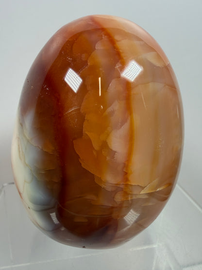 Carnelian Polished Freeform. Stunning Agate From Madagascar. Amazing Colors On This High Quality Crystal