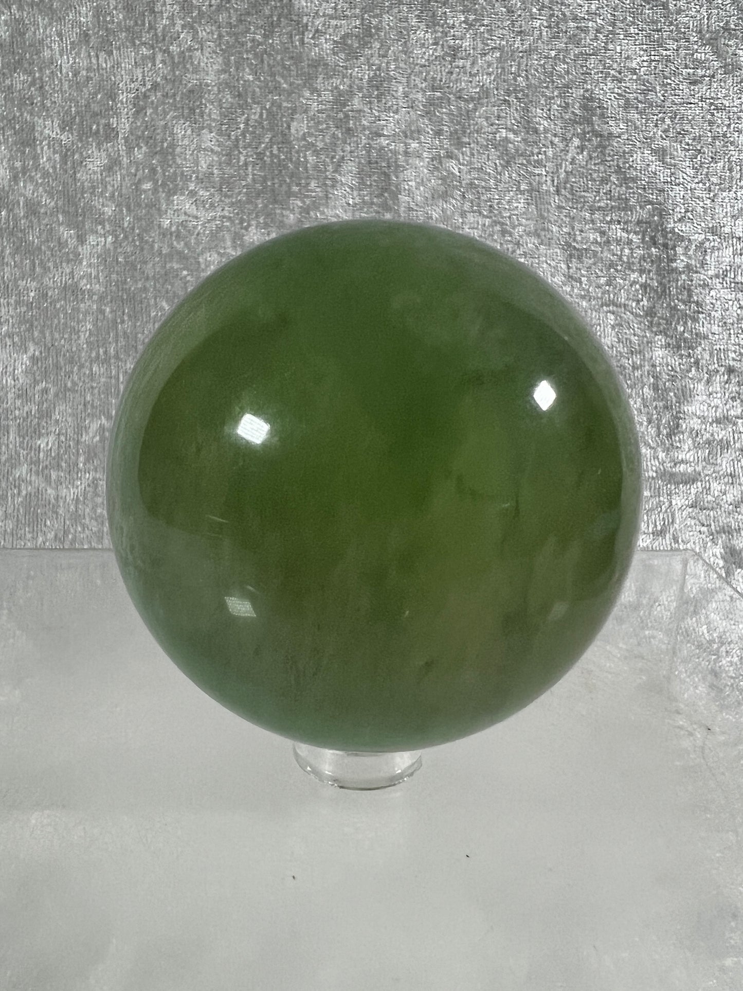 Green Candy Fluorite Sphere. Gorgeous High Quality Crystal. Amazing Clear Light Green Fluorite.