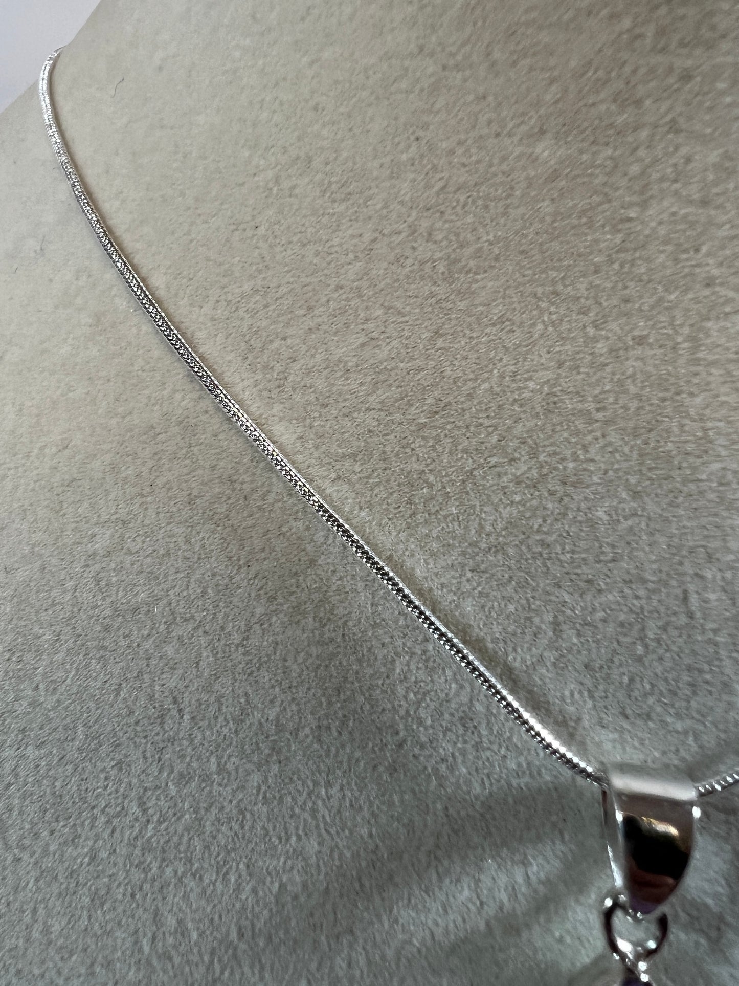 Kunzite Crystal Pendant. Beautiful S925 Silver Crystal Jewelry. Amazing Colors With Great Flash!