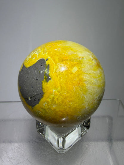 Bumble Bee Jasper Sphere. 50mm. Beautiful Colors And Patterns. Amazing Rare Crystal.
