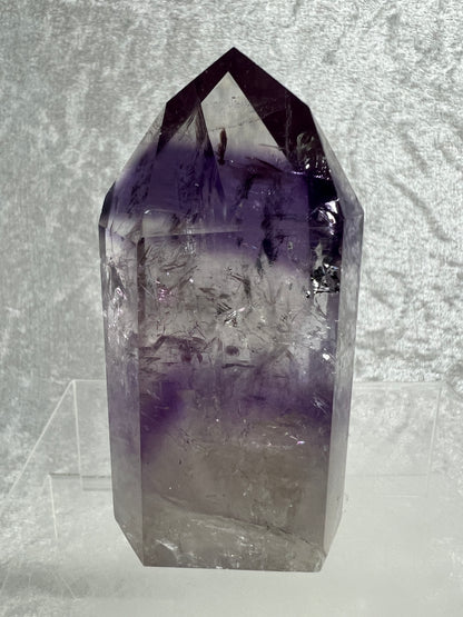 Phantom Amethyst Tower. Gorgeous Amethyst With Amazing Rainbows. High Quality Rare Crystal.