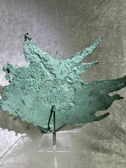 Copper Splash Freeform Sculpture. Amazing Copper Art. One Of A Kind Mineral Display