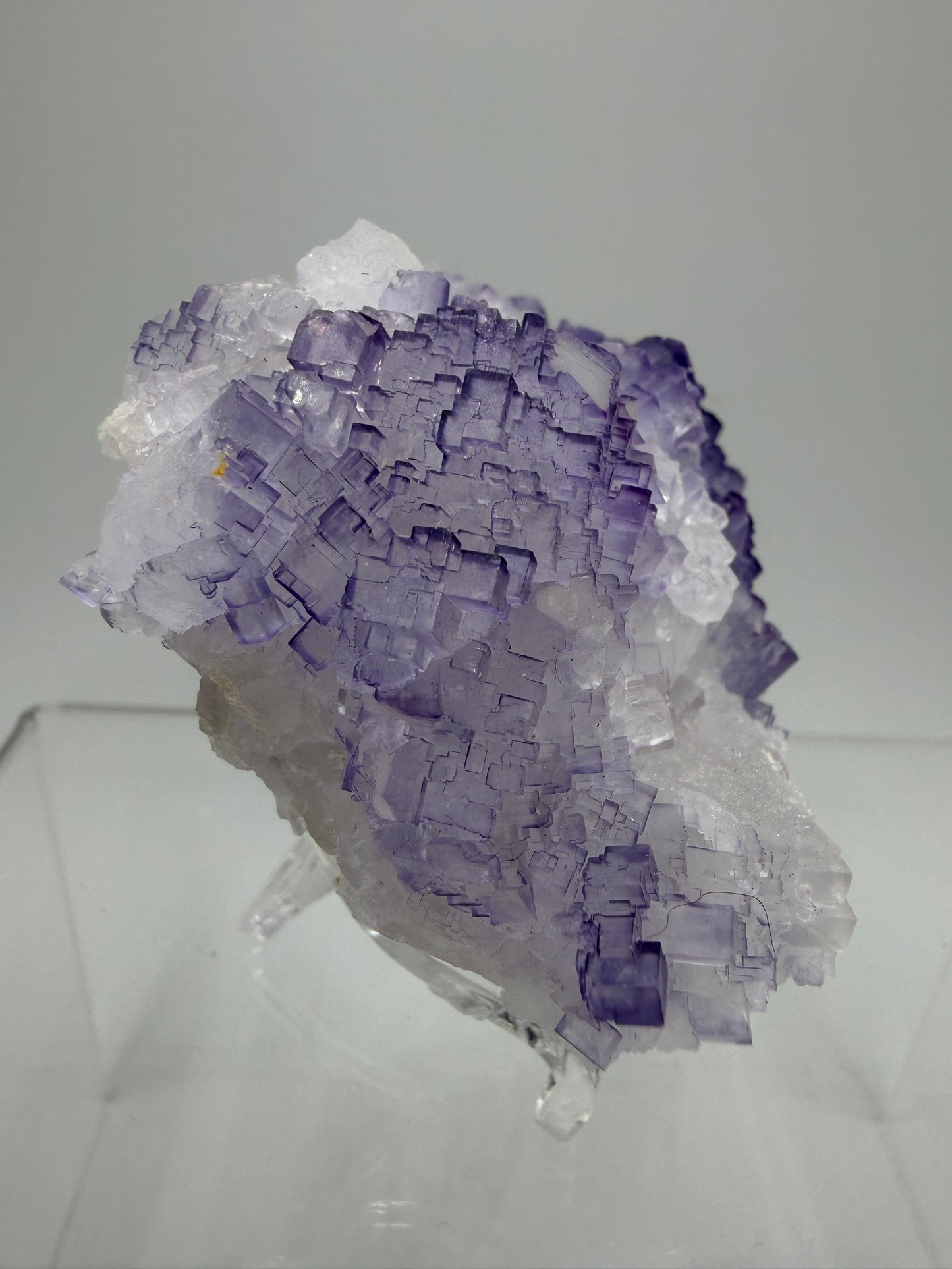 Muzquiz Purple Fluorite Specimen. Rare Mexican Fluorite Specimen. Gorgeous Collectible Display Crystal