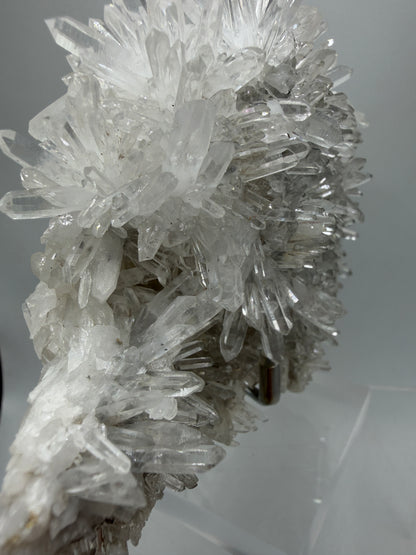 Needle Quartz Cluster. High Quality Large Clear Quartz Specimen. Gorgeous Very Fine Quartz Points.
